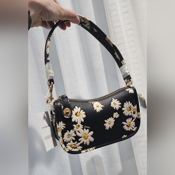Coach Swinger Bag 20 With Floral Print - Picture 8 of 12